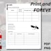 D &amp; D Character Sheet Printable Dungeons and Dragons Game Custom PNG ...