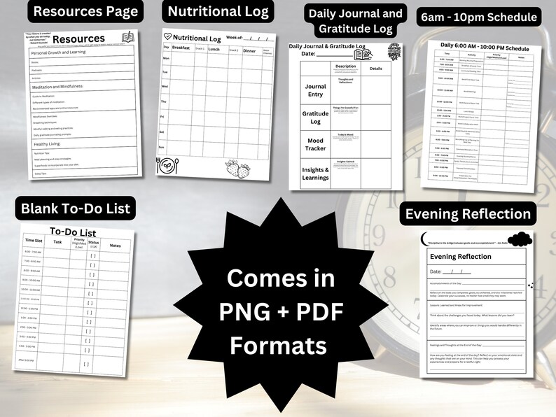 5am Club Planner Printable Bundle | Life Goal 5am Club Printable ...