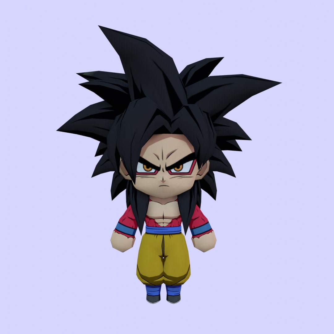 Goku Super Saiyan 4 - Etsy Goku Super Saiyan 4 - Etsy