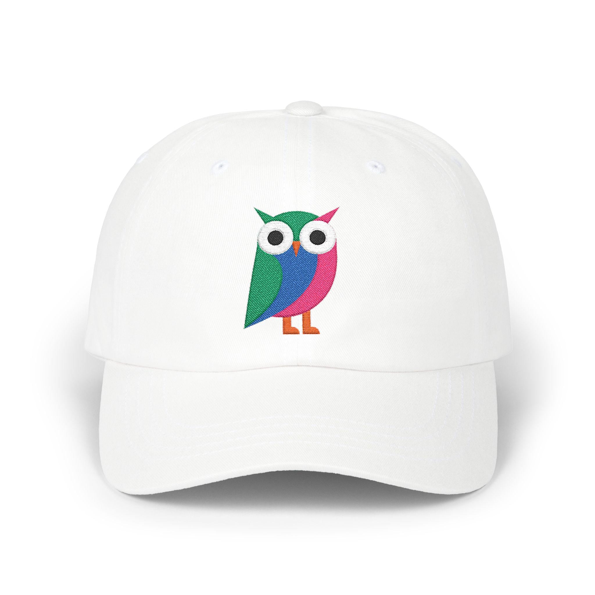 Colorful Abstract Owl Baseball Cap