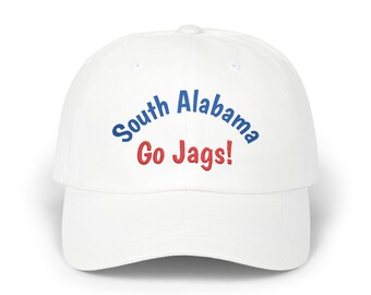 South Alabama Go Jags Classic Dad Cap - Casual Stylish Hat, Gift for Sports Fans, Everyday Wear, Unisex Cap, Perfect for Game Day