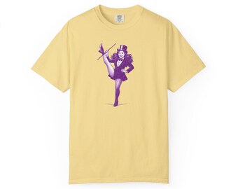 Can Can Jazz Dancer | Vintage-Inspired Graphic T-Shirt for Dance Lovers, Unique Gift for Dancers, Dance Party Wear, Artsy Performance Tee