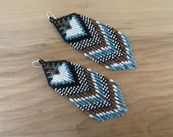 Handmade Seed Bead Earrings