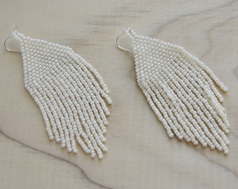 Handmade Seed Bead Earrings