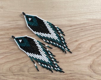 Handmade Seed Bead Earrings