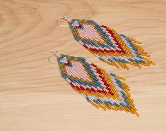 Handmade Seed Bead Earrings