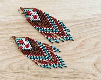 Handmade Seed Bead Earrings