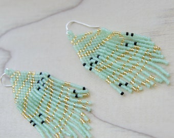 Handmade Seed Bead Earrings