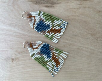 Handmade Seed Bead Earrings
