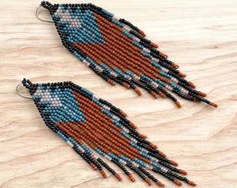 Handmade Seed Bead Earrings