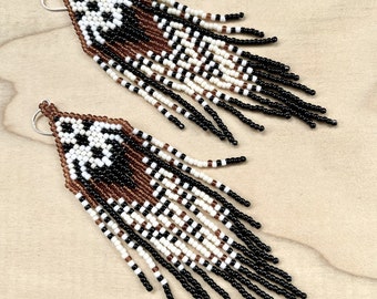 Handmade Seed Bead Earrings