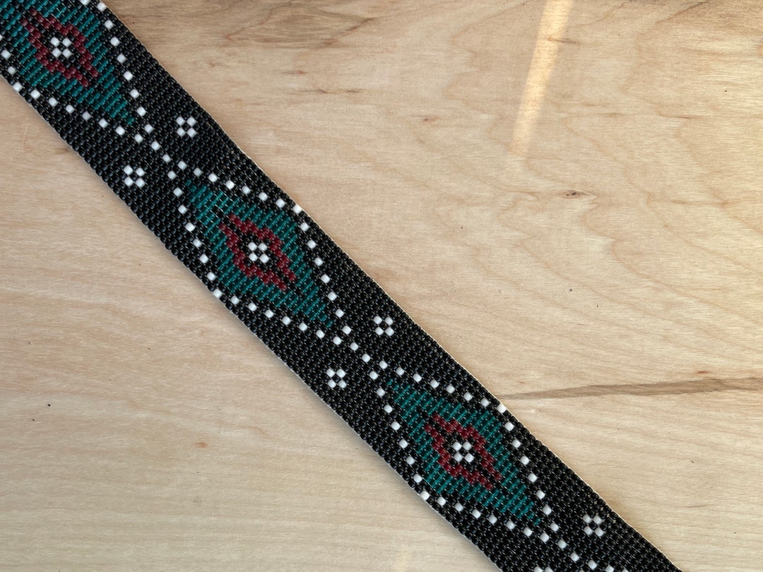 Baseball Seed Bead Headband