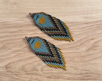 Handmade Seed Bead Earrings