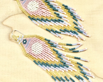 Handmade Seed Bead Earrings