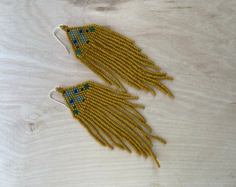 Handmade Seed Bead Earrings