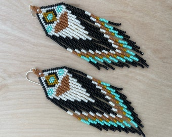 Handmade Seed Bead Earrings