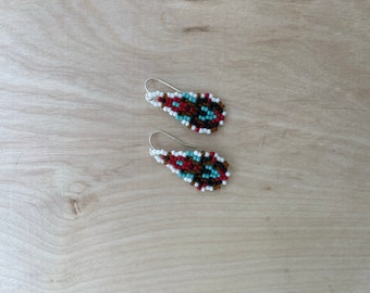 Handmade Seed Bead Earrings
