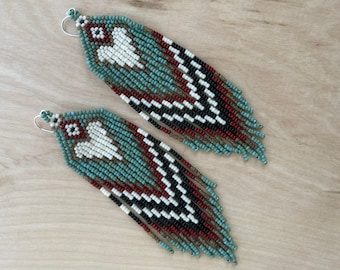 Handmade Seed Bead Earrings