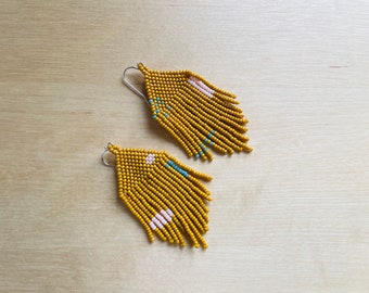 Handmade Seed Bead Earrings