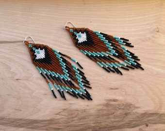 Handmade Seed Bead Earrings