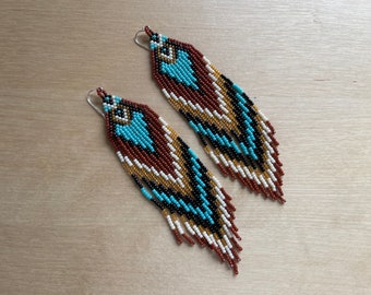 Handmade Seed Bead Earrings