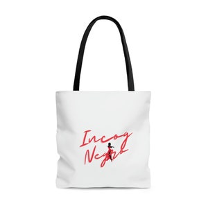 incognegro tote bag, black girl tote bag, play on words, funny, yoga bag, book bag, beach bag