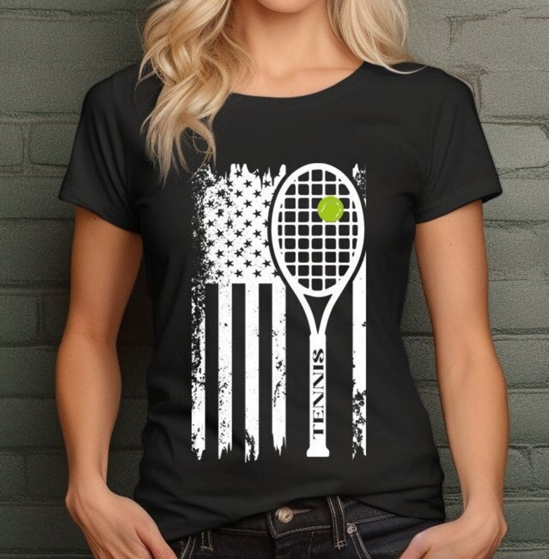 Tennis USA Flag Svg, Tennis Flag Png, Tennis Flag Tshirt Design Eps