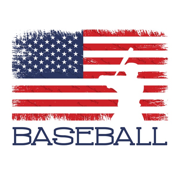 Baseball American flag png, red white and blue baseball png, baseball Flag digital png, Childs room baseball decor, Baseball digital clipart