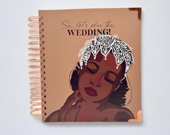 Wellness Wedding Planner, Wedding Planner, Wedding Organization, Self-Care Bride Book, Black Bride Planner, Wedding Plan Book, Black Bride