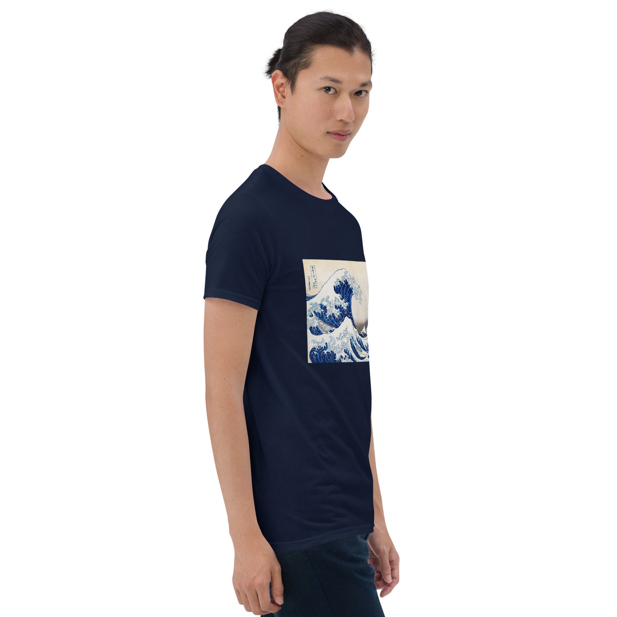 【oan】THE GREAT WAVE Short Sleeve T-shirt The Great Wave: Short-sleeve Unisex T-shirt - Etsy
