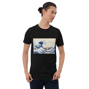 La Grande Vague : T-shirt unisexe à manches courtes
