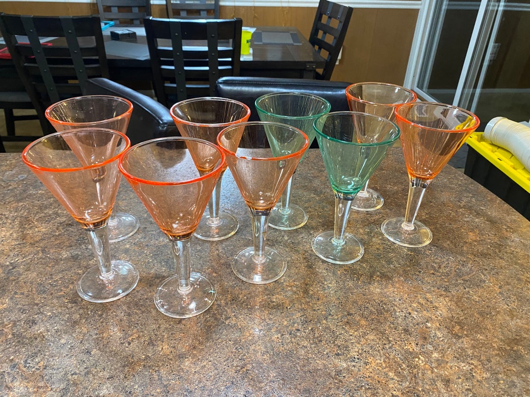 Plastic Margarita Glasses Etsy