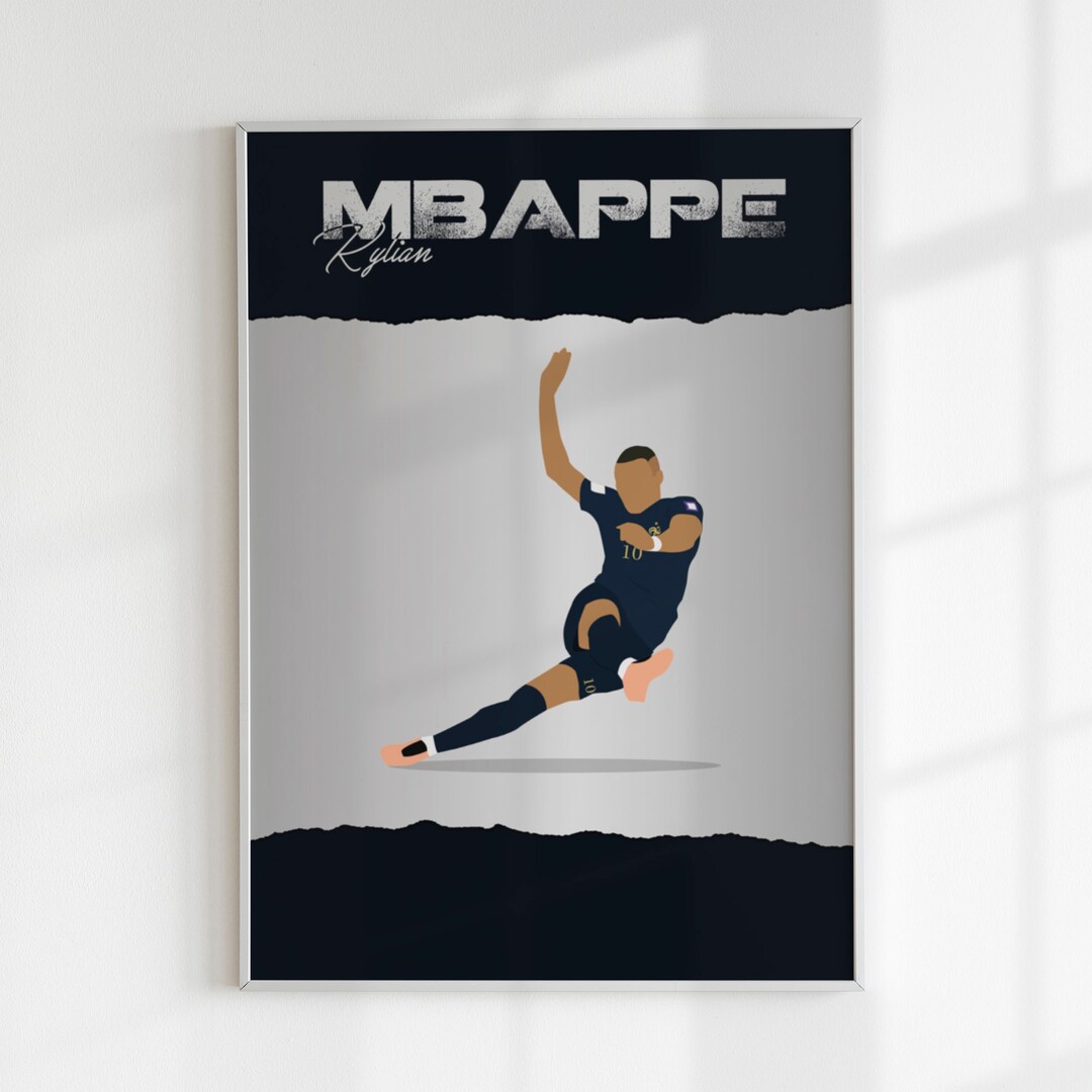 Printable Kylian Mbappe Black And White Posters Set Of, 46% OFF