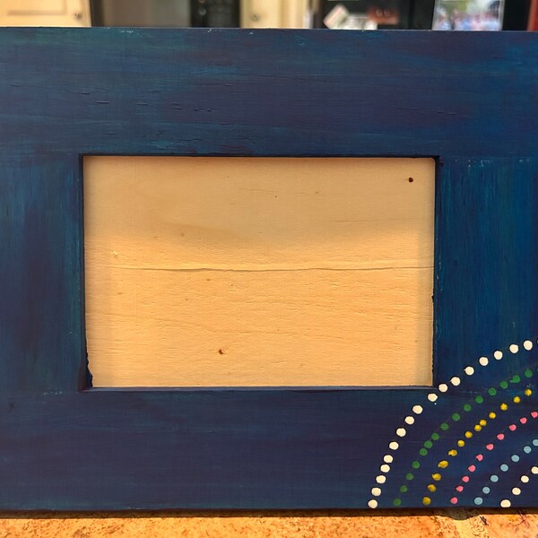 Hand painted picture frame