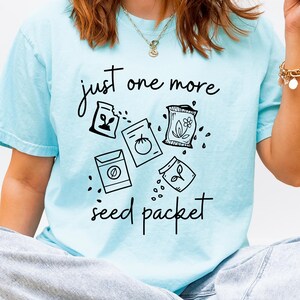Seed Packet Shirt, Gardening T-Shirt, Garden Seed Packet, Wildflower Seeds, Vegetable Garden Shirt, Gardening Gift, Farmers Market Tee