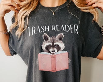 SMUT Shirt, Trash Reader, Spicy Book T-Shirt, Bookworm Comfort Colors, STFUATTDLAGG, Romantasy, Enemies To Lovers, Morally Grey, Bookish
