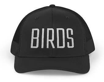 Birds EMBROIDERED Hat, Bird Lover Hat, Easily Distracted By Birds, Gift for Bird Watcher, Bird Nerd Trucker Hat, Nature Lover, Hummingbirds