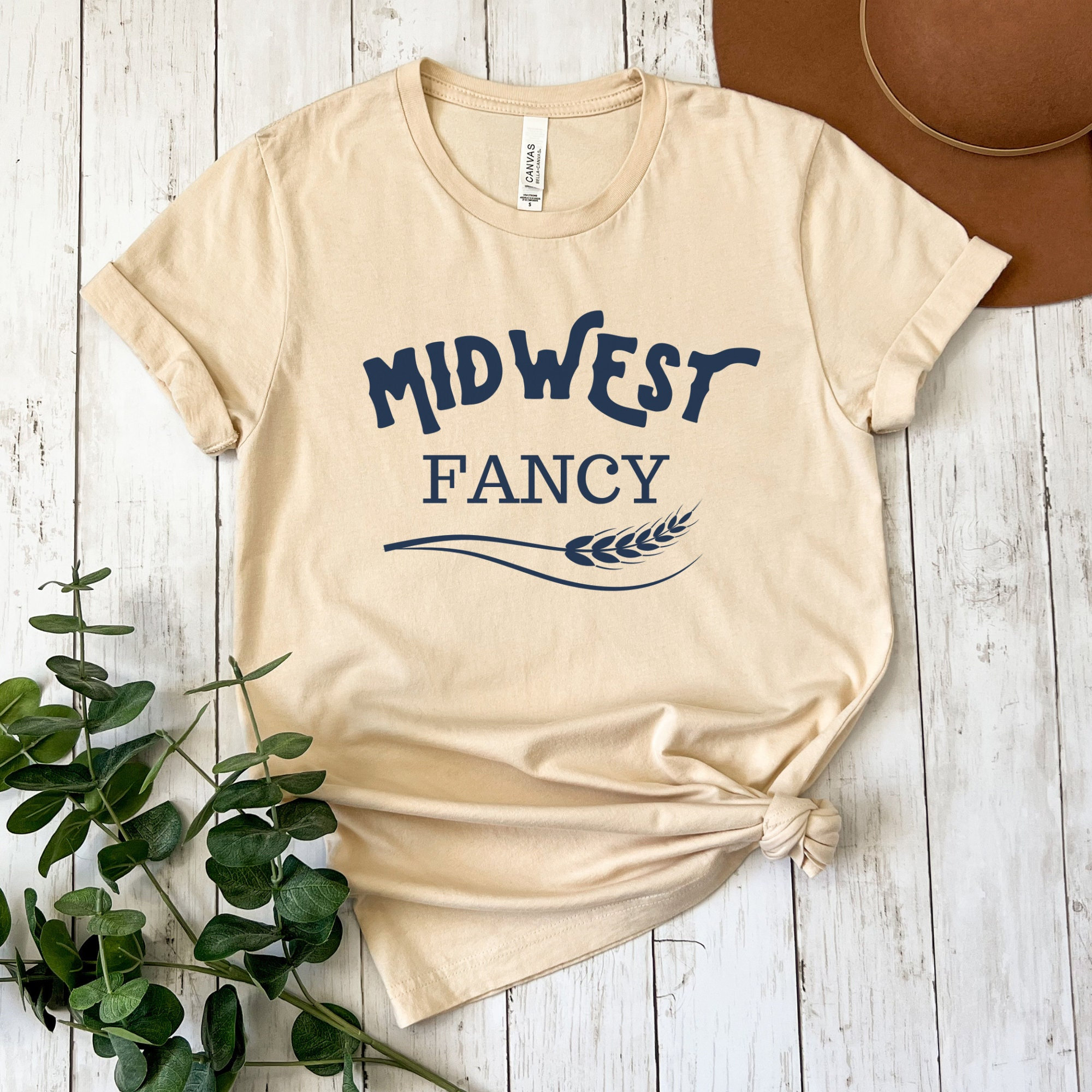 Midwest Is Best Blue T-Shirt main image 1
