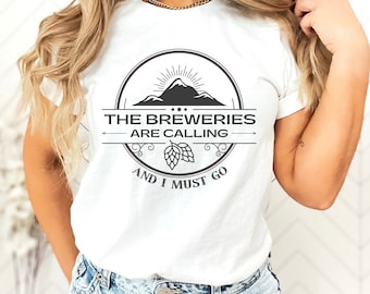 Brewery T-Shirt, Beer T-Shirt, Craft Beer T-Shirt, Beer Lover Gift, Gift For Beer Lovers, Brewery Gift, Drinking T-Shirt, Group Drinking