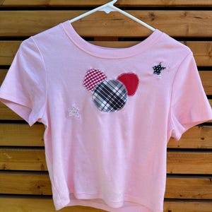 Patchwork Mouse Baby Tee