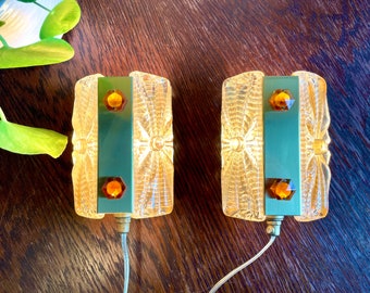 Pair of Vitrika Denmark, Aladdin Wall lights, 60s / 70s fantastic condition Mid Century Danish