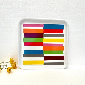 Vintage IKEA Tray – Color Block Modernist Design, Rare Retro Scandinavian Home Decor
