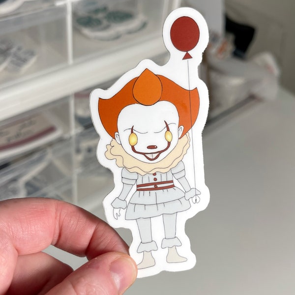 Clown| Slasher | Horror | Pennywise| Sticker| Vinyl