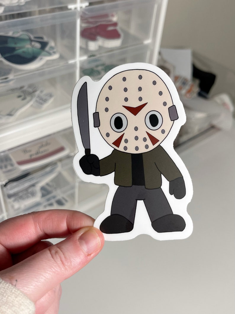 Jason | Slasher | Horror | Sticker| Vinyl - Etsy