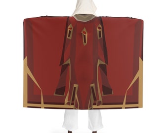 OSRS Max Skillcape Hooded Sherpa Fleece Blanket, Old School Runescape Skill Cape, Runescape Gifts, OSRS Merch Rare