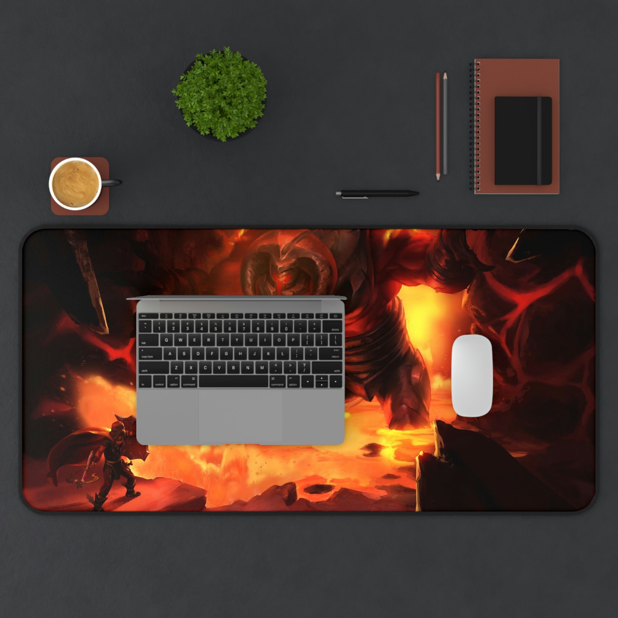 Custom Osrs Desk Mat Zuk Inferno Runescape Mouse Pad Gift Etsy