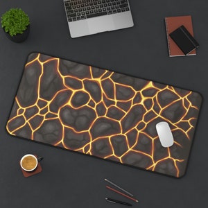 Custom Osrs Desk Mat, Infernal Design Runescape Mouse Pad, Gift for Him