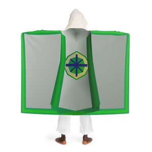 OSRS Achievement Diary Cape Hooded Sherpa Fleece Blanket, Old School Runescape Skill Cape, Runescape Gifts, OSRS Merch Rare