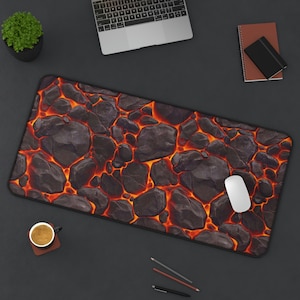 Custom Osrs Desk Mat, Infernal Design Runescape Mouse Pad, Gift for Him
