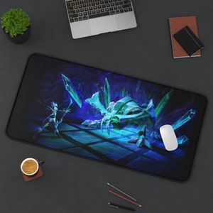Custom Osrs Desk Mat, The Crystalline Hunllef Runescape Mouse Pad, Gauntlet Boss